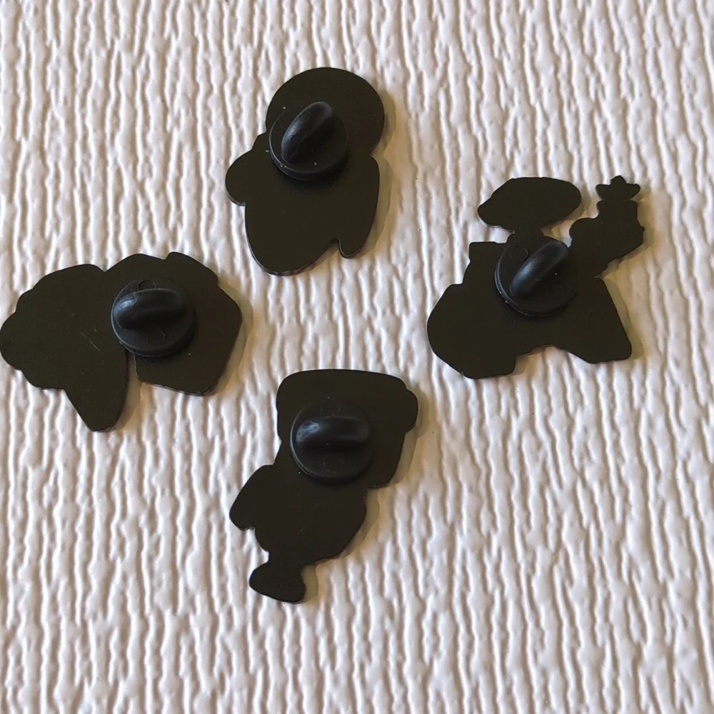 🩵2/$10🩵Set of 4 Wall-E Character Enamel Pins - Unofficial Disney Pins - Picture 3 of 3